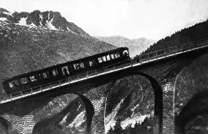 Eismeer: Cog railway on Mont Blanc, 1927