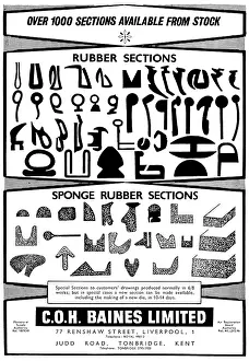 C.o.h.baines: C.O.H.Baines. Rubber Sections