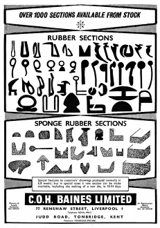C.o.h.baines: C.O.H.Baines. Rubber Sections