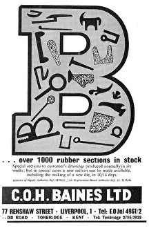 C.o.h.baines: C.O.H.Baines Rubber Sections