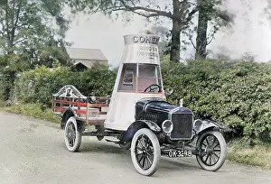 Churn: Cohen's Full Cream Dairy van, Birmingham