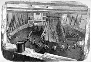 Agamemnon: Coiling of the Atlantic telegraph cable 1857