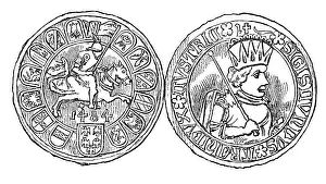 Sceptres: Coins, Austria, guldengroschen, silver, by archduke Sigismun