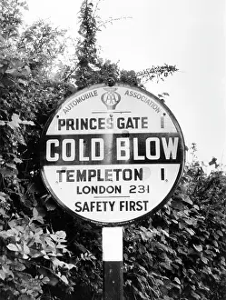 COLD BLOW SIGNPOST