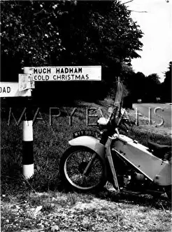 Velocette: COLD CHRISTMAS SIGN