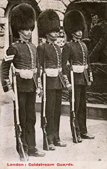 Buzby: Three Coldstream Guardsmen - London