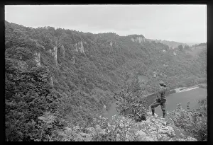 Admiring: Coldwell Rocks, Wye Valley, Gloucestershire