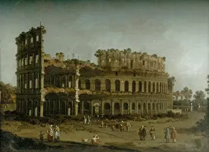Canaletto: The Coliseum. Work by Canaletto