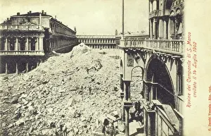 Belltower: Collapse of the Campanile in St Mark's Square, Venice
