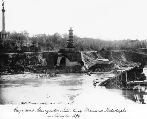 Collapse: Collapse of the Prinzregentenbracke in Munich on 15.09.1