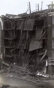 Floorboards: Collapsed building