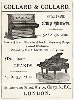 Pianofortes: Collard & Collard pianoforte advertisement