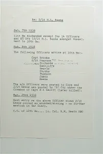 Stralsund: Collection of 2nd Lieutenant Harold Lyndon Keene