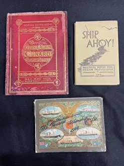 Ahoy: Collection of three books relating to steamships