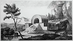 Senans: Colliers workshop, engraving, Royal Saltworks