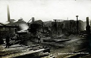 Barnsley: Colliery Fire, Dodworth, Yorkshire
