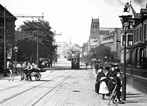 Colne: Colne Road, Burnley in 1905