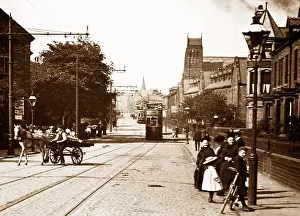 Colne: Colne Road, Burnley in 1905