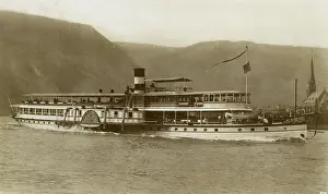 Steamboat: Cologne to Dusseldorf paddle steamer boat