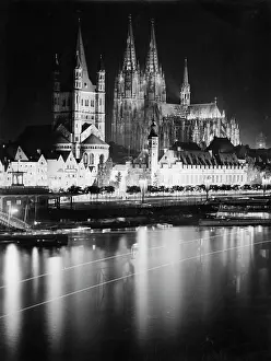 Waterside: Cologne Rheinufer, 1938