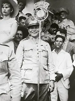 Batista: Colonel Batista, delivering a speech