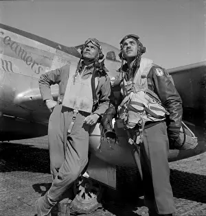 Ramitelli: Colonel Benjamin O. Davis, and Edward C. ?