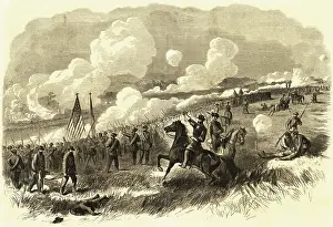 Intaglio: Colonel Burnside's Brigade at Bull Run, 1861