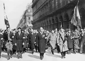 Casimir: Colonel Casimir de la Rocque at a demonstration of the Cros
