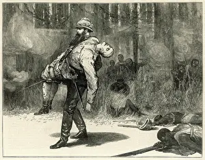 Ashanti: Colonel Festing rescuing Lieut. Eardley-Wilmot's body
