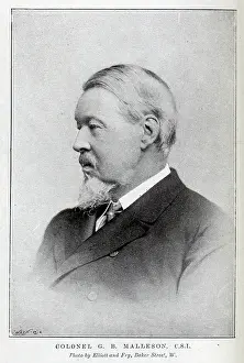 Malleson: Colonel G B Malleson, studio portray