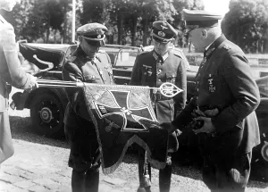 Haase: Colonel General Haase and Sepp Dietrich, WW2