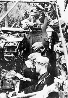 Enigma: Colonel General Heinz Guderian, commander of a panzer