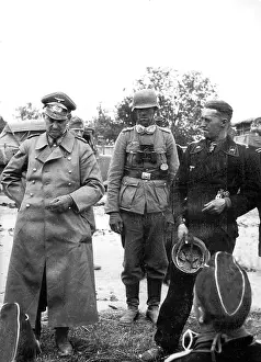 Subordinate: Colonel-General Walter Model talking with officers