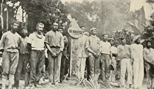Tributary: Colonel Rondon, third from left, and expedition