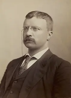 White Collar: Colonel Theodore Roosevelt, portrait by Benjamin