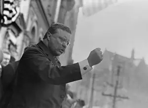 Lcgr1705: Colonel Theodore Roosevelt, speaking in Yonkers