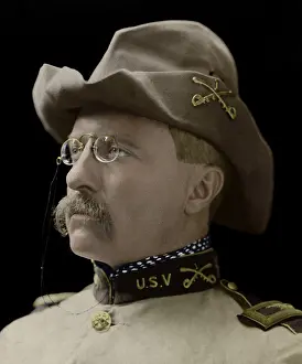 Bsic: Colonel Theodore Roosevelt in the uniform of 1st