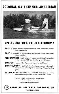 Skimmer: Colonial C-1 Skimmer Amphibian