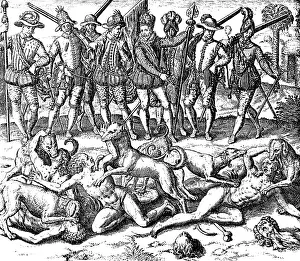 Amerindian: colonialism, Caribbean, Red Indians are killed