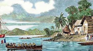 Expeditionary: Colonialism. First African expeditions. French ship heading