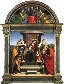 1504: Colonna Altarpiece, by Raphael