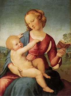 Raffaello: Colonna Madonna, by Raphael