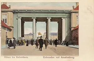 Amalienborg: Colonnade of the Amalienborg Palace