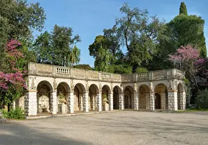 Colline: Colonnade, Colline du Chateau, Nice, Provence, France