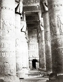 Pump Park Photography: Colonnade, Denderah, Egypt, circa 1880s