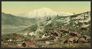 Gulch: Colorado. Mt. Sopris from Spring Gulch Mine