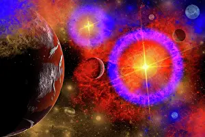 Multi Colored: A colorful section of alien space in our galaxy