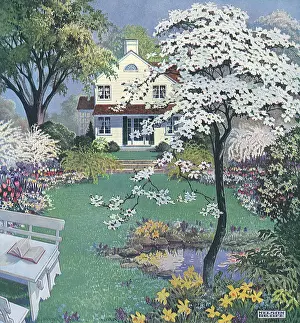 Watery: Colorful Spring Garden