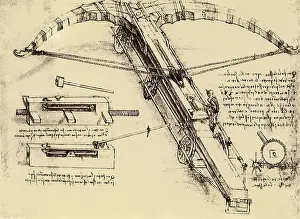 Colossal Crossbow, by Leonardo da Vinci