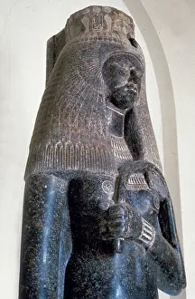 Sethi: Detail of the colossal statue